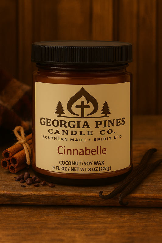 Cinnabelle Candle – Warm Cinnamon, Vanilla & Clove | Georgia Pines