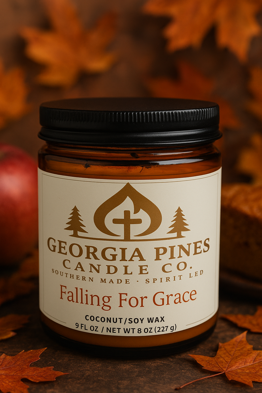 ✨ Falling For Grace Candle | Apple Cider & Pumpkin Bread